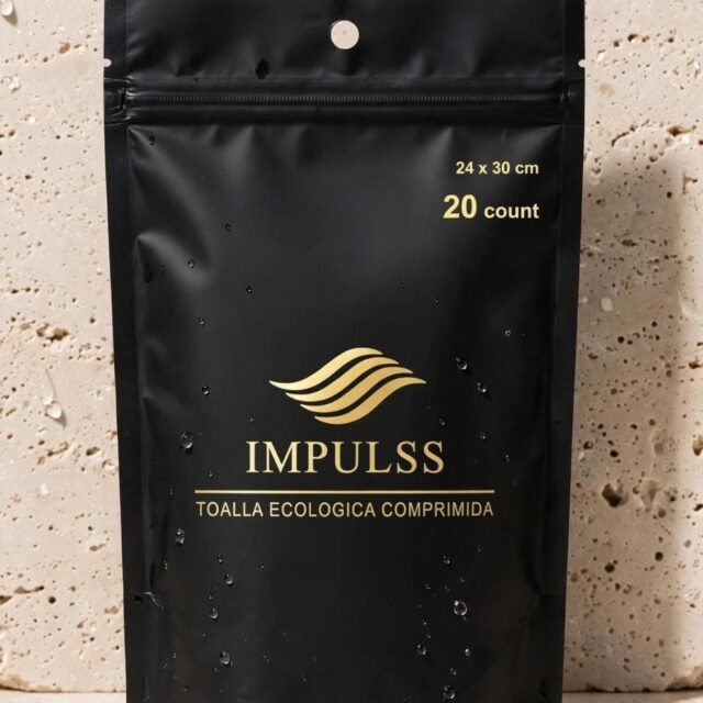 Bolsa de 20 toallitas comprimidas